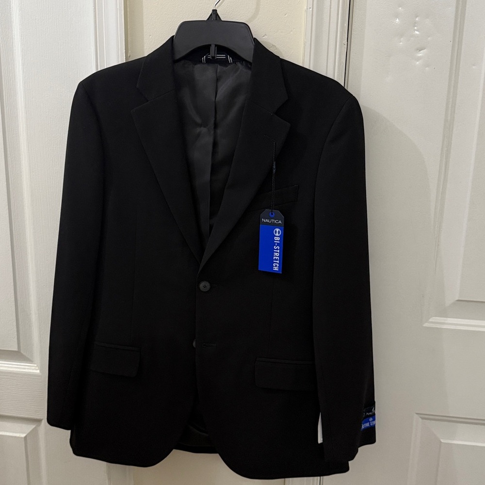 NW Nautica Classic Black Suit Jacket